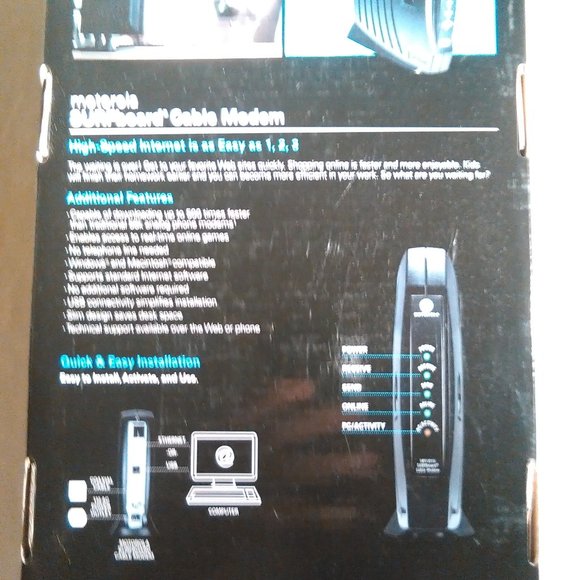 Motorola SURFboard Cable Modem; Model: SB5101U-In Original Box-Last ONE - Picture 4 of 15